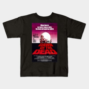 Dawn of the Dead 1978 Original Movie Poster Kids T-Shirt